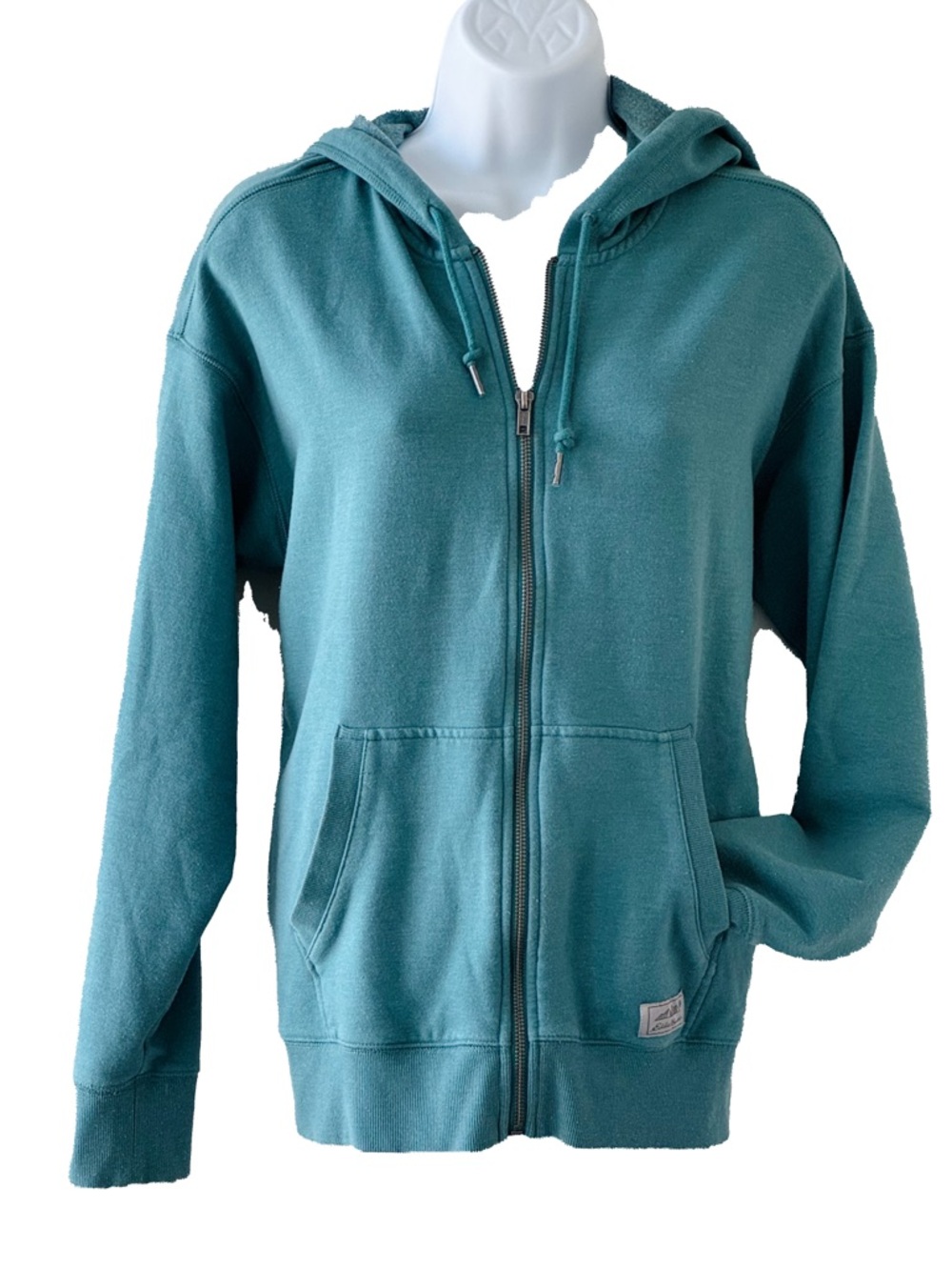 Eddie Bauer Teal Zip-Up Hoodie